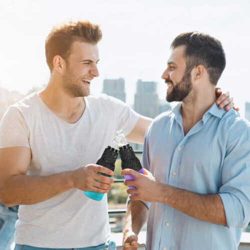 Κάλυμμα HKUKY Keep Cold Beer, Μονωτικό δοχείου και μπουκαλιού μπύρας, Διπλό τοίχωμα από 2