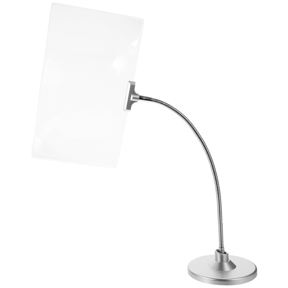 Guangmc Desktop Magnifier for Cross Stitch and Reading, Black Hose Stand