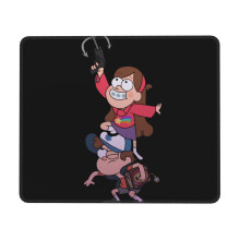 Alfombrilla de ratón Gravity Falls con borde de goma, alfombrilla de escritorio, bloc de notas, alfombrilla de juego multicódigo para ordenadores