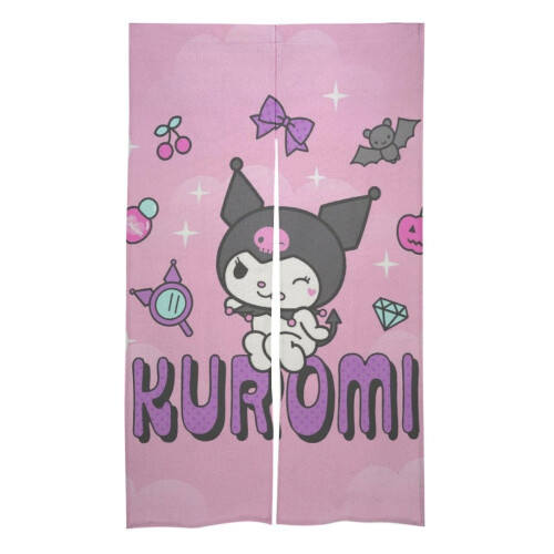 Κουρτίνα πόρτας Kuromi, ταπετσαρία κουρτίνας πόρτας συσκότισης 34x57 ιντσών, κουρτίνα