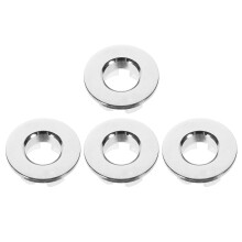 Keukenaccessoires voor de gootsteen, badkamerafvoer, decoratieve overloopdop voor wastafel, ronde afvoerring van keramiek, koper, 4 stuks