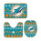 Σετ χαλιών μπάνιου Dolphins Team 3 τεμαχίων, αντιολισθητικό χαλί μπάνιου 31,5x20in 4