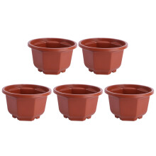 5 vasi da fiori in plastica da appendere per balconi e ringhiere