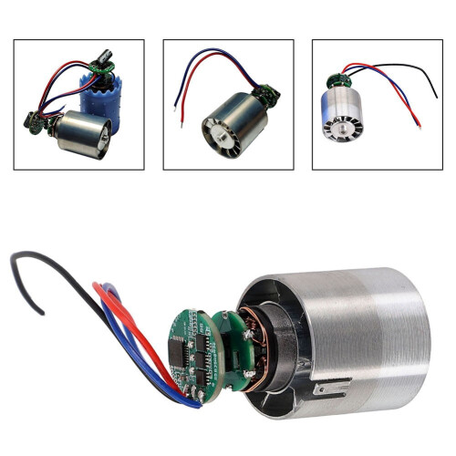 Mosiee DC12V24V100000RPM Κινητήρας εξαιρετικά υψηλής ταχύτητας χωρίς ψήκτρες Φυσητήρας με 2