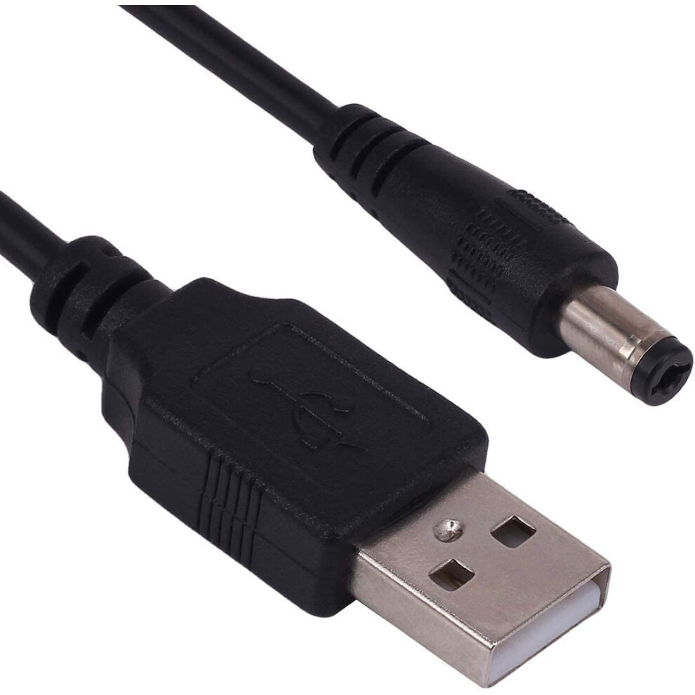 Usb To Dc 5.5Mm Cable, Usb 2.0 A Type Male To Dc 5.5Mm X 2.1Mm Dc 5V Power Plug Connector Cable Usb To 5V Power 9433291479797