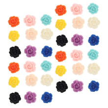 100 stuks DIY rozenbedeltjes voor kettingen, armbanden, oorbellen en sieradenhangers met gaatjes. Materialen voor het maken van armbanden: hars.