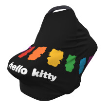 Hello Kitty Carseat Cover Boy and Girls - Multi-use Nursing Car Seat Canopy Cover for Breastfeeding, Infant Stroller Cover, High Chair Cover