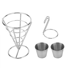 Leylor Frietstandaard - Frietstandaard voor op het bord, buffetstandaard, snackpresentatiestandaard, frietmandjes