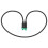 Cabo extensor de 5 pinos macho para display de bicicleta elétrica Ebike para motor central BBS01/BBS02/ 4