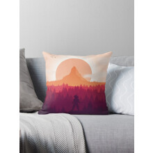 AIVO Goku - Copricuscini decorativi surreali con tramonto e montagne di Dragon Ball, per divano, due lati