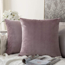 Conjunto de 2 capas de almofada decorativas de veludo Cterwk, capas de almofada quadradas macias e decorativas, capa de almofada de luxo para