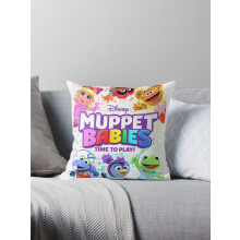 Nieuwe Muppet Babies Time To Play sierkussenhoezen voor de bank, 16x16 inch, dubbelzijdig.