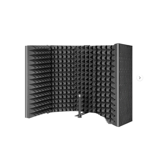 Ασπίδα απομόνωσης μικροφώνου 14''x11'' Πτυσσόμενο πάνελ απορρόφησης ήχου