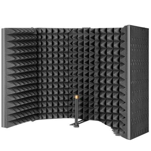 Ασπίδα απομόνωσης μικροφώνου 14''x11'' Πτυσσόμενο πάνελ απορρόφησης ήχου 1