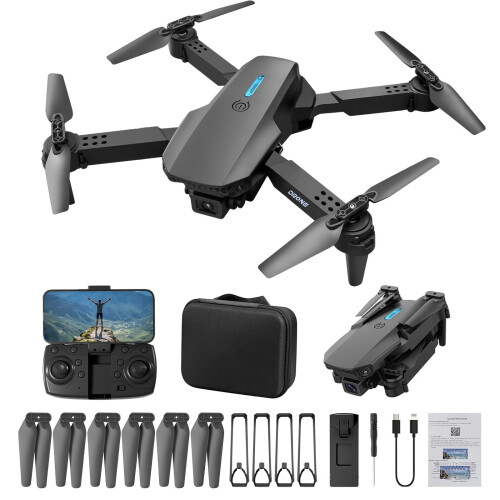 Drone Zeceouar με κάμερα HD 1080P, παιχνίδι τηλεχειρισμού FPV με κράτημα ύψους, λειτουργία