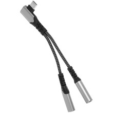 USB C elosztó - audio jack fejhallgató adapter számítógép gyors töltőkábel