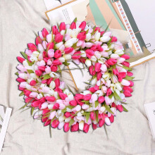 Ghirlanda FloHua: assortiti stili di fiori, decorazione per porte e camere da letto, decorazione simulata per feste primaverili ed estive