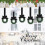 Χριστουγεννιάτικα στεφάνια Dalrosia4PCS με καρό φιόγκο, συμβατά με κουζίνα, παράθυρο, 4