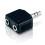 JINHEZO Στερεοφωνικό βύσμα 3,5 χιλιοστών σε προσαρμογέα διαχωριστή στερεοφωνικού 2