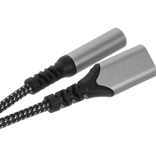 USB-C splitter naar audio-aansluiting hoofdtelefoonadapter snellader voor de computer 1