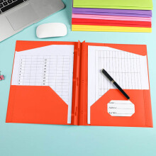 Kunststoffmappen mit Fächern, robuste Mappen mit Fächern, Aktenordner im DIN-A4-Format für Dokumente, Büro, Schule