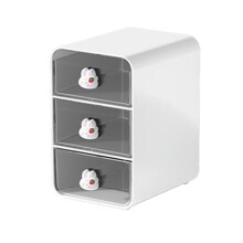 3-stöckiger Kosmetik-Organizer mit Schubladen, Aufbewahrungsbox für Badezimmer und Schreibtisch