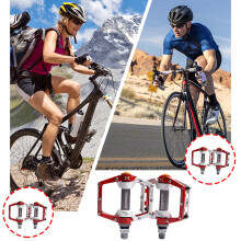 JilgTeok cykelpedal mountainbike aluminiumlegering halkfria lagerpedaler - modetrender du gillar