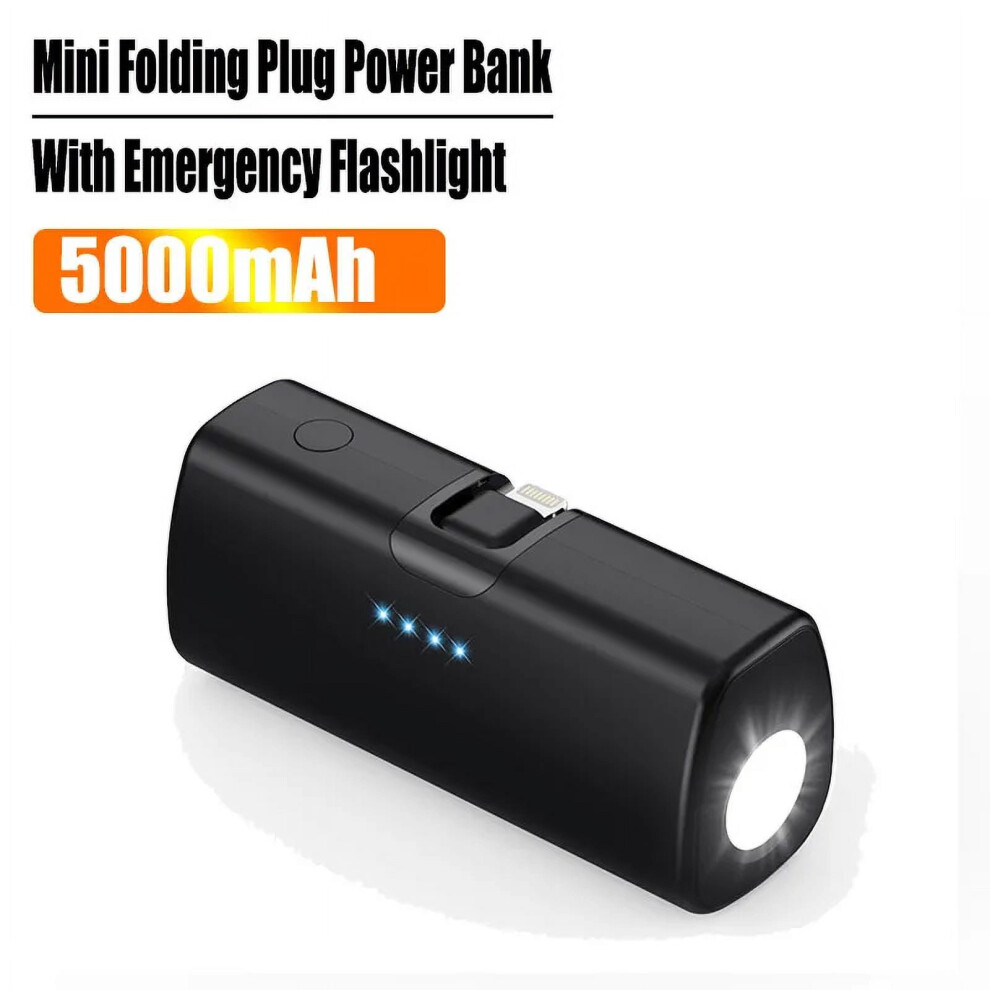 5000Mah Portable Power Bank With Torch Pocket Power Bank 5000Mah With Flashlight Portable Power Bank Portable Mini Charger 9448196132005