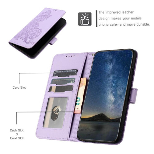 Θήκη για Motorola Moto G73, Πορτοφόλι, PU δέρμα, μαγνητικό κλείσιμο, βάση στήριξης, 1