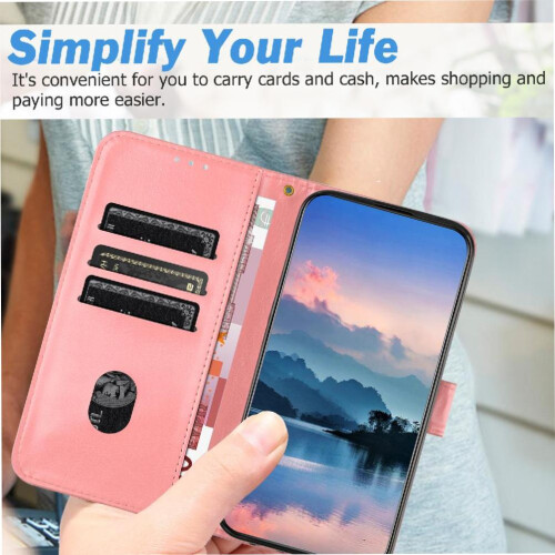 Θήκη τηλεφώνου για συμβατό με Samsung Galaxy Note10, Θήκη καρτών, Πορτοφόλι, με μοτίβο Litchi, 1