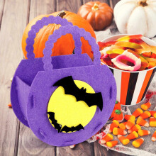 Geschenke für Kinder! Djunllk Halloween-Süßigkeitentüten, Baumwolltüten für Süßes oder Saures, wiederverwendbare Behälter für die