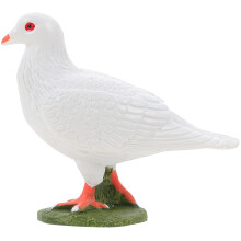 Guangmc Miniatur-Taubenstatue, Ornament, Dekoration, moderne Figur, Weiß
