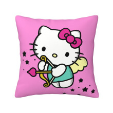 Capa de almofada Hello Kitty para sofá, cama, decoração de casa - 40x40cm - Estilo 2