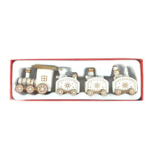 Trem de Natal de Madeira - Enfeite Decorativo