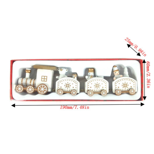 Trem de Natal de Madeira - Enfeite Decorativo 2