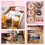 Label Maker Machine, Portable Bluetooth Mini Label Printer, Compatible with Smart Phones, Handheld Thermal Sticker Printer, Multiple Templates, 7