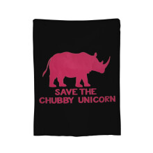„Save The Chubby Unicorns“-Flanelldecke, 102 x 76 cm, leichte Steppdecke, antistatisch und kühlend, geruchshemmend, Ganzjahresdecke