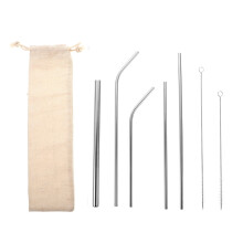 Useful Milk Straws Cocktail Stirrers Coffee Tumblers Stainless Steel for Home Travel