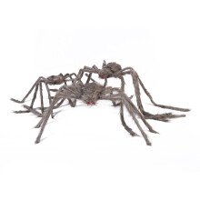 Décorations d'Halloween Avtoify, compatibles avec une utilisation extérieure et intérieure, ornement de crâne et d'araignée en peluche géante