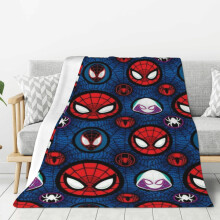 Couverture polaire Spiderman ultra douce et confortable, Caractéristiques de la literie pour enfants - Ultra douce 203 x 152 cm