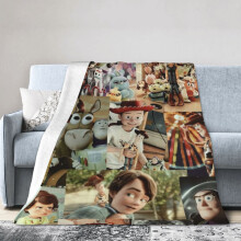 Couverture Toy Story Hotel, couverture anime pour lit, couverture pour canapé, couverture polaire ultra douce pour chambre et salon, 152 x 127 cm