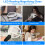 Μεγεθυντικός φακός Lzvxtym Hands Free 5X με δυνατότητα ρύθμισης φωτεινότητας για τον 7