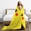 Κουβέρτα Pikachu εξαιρετικά μαλακή φανέλα βελούδινη, εξαιρετικά ασαφής ζεστή, 5