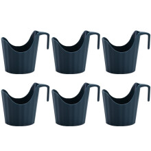 6 soportes para tazas antiescaldaduras, soportes de plástico para tazas de café, soportes para tazas desechables