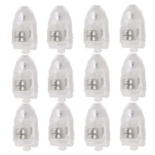 100 luces LED superbrillantes para globos, mini luces para fiestas, ideales para farolillos de papel (blancas)