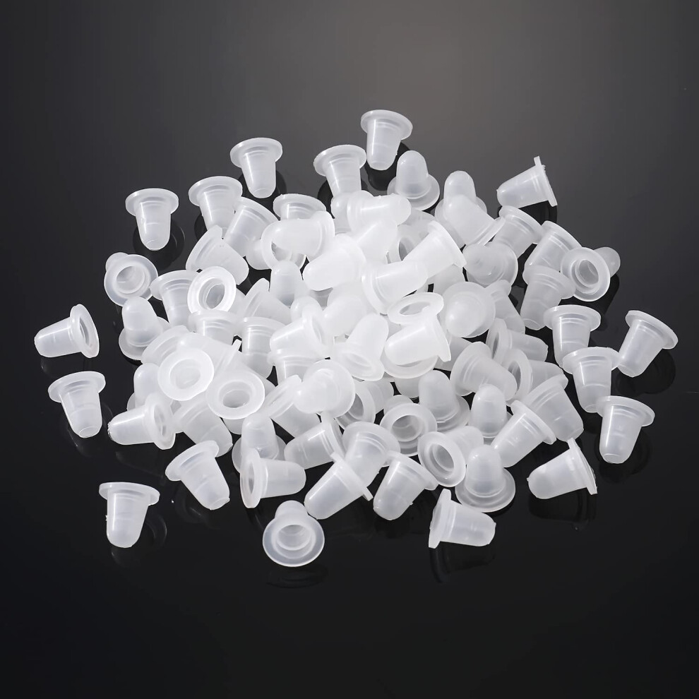 500pcs Small Silicone Tattoo Ink Caps with Needle Protection and SpillResistant Rim for Tattoo Supplies