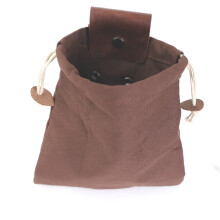 Cailmei Fruit And Vegetable Picking Waist Bag Folding Garden Tool Waist Bag Canvas Bag Coffee