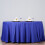BalsaCircle 132" Round Polyester Tablecloths Wedding Royal Blue 2