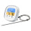 Digital Meat Thermometer with Long Probe, Backlight & Timer, Instant Read for Grilling, Smoking, Oven, BBQ, Kitchen Use 1