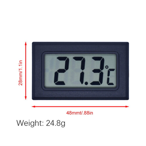 jixopn Digital Temperature Sensor for Fish Tank Refrigerator(Black with 1M cable) 2